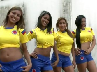 colombian girls playing soccer