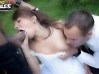 Rough anal fucking at wedding orgy