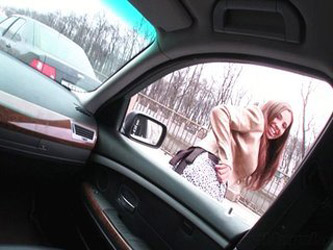 Picks up a slut and fingers her in...