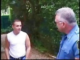 Older Cop Fucking With Boy